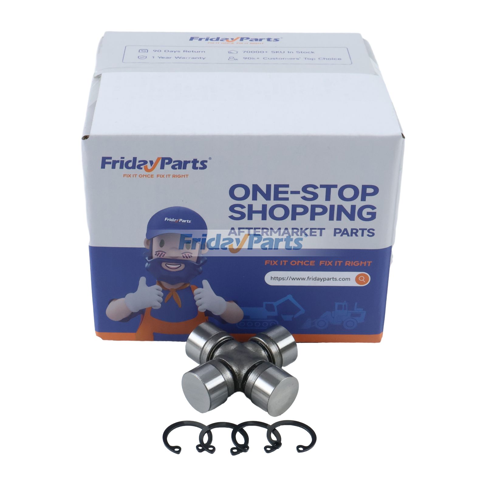 Universal Joint Assembly 66591-56320 for Kubota Tractor B1550D B1750D B2150D B5200D B6000 B7100D-P B8200 G4200