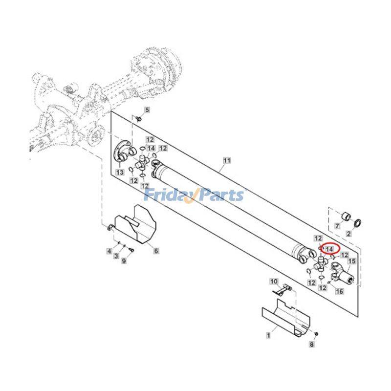 Universal Joint Cross for Tractor