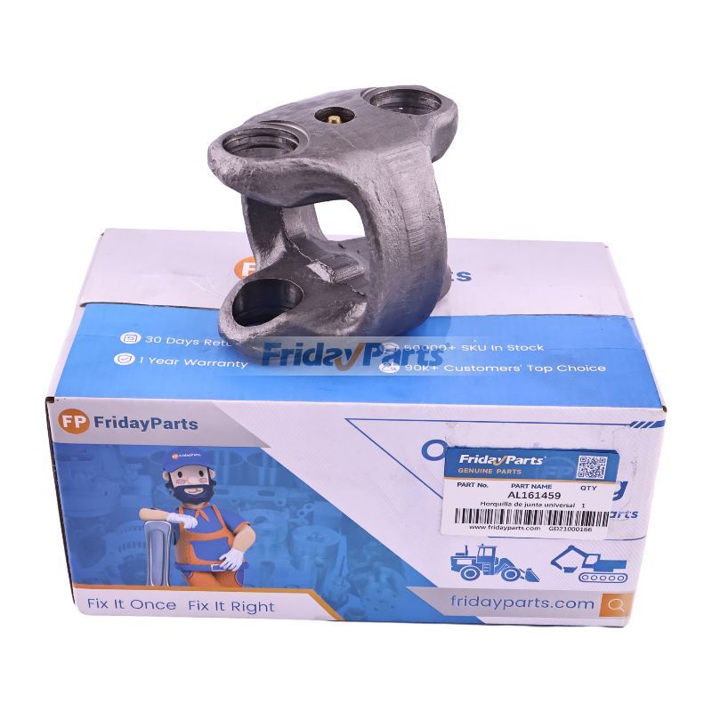 Universal Joint Yoke AL161459 for John Deere 6420L 6420S 6430 PREMIUM 6E-1404 SE6420 SE6420 D9512 QSK19