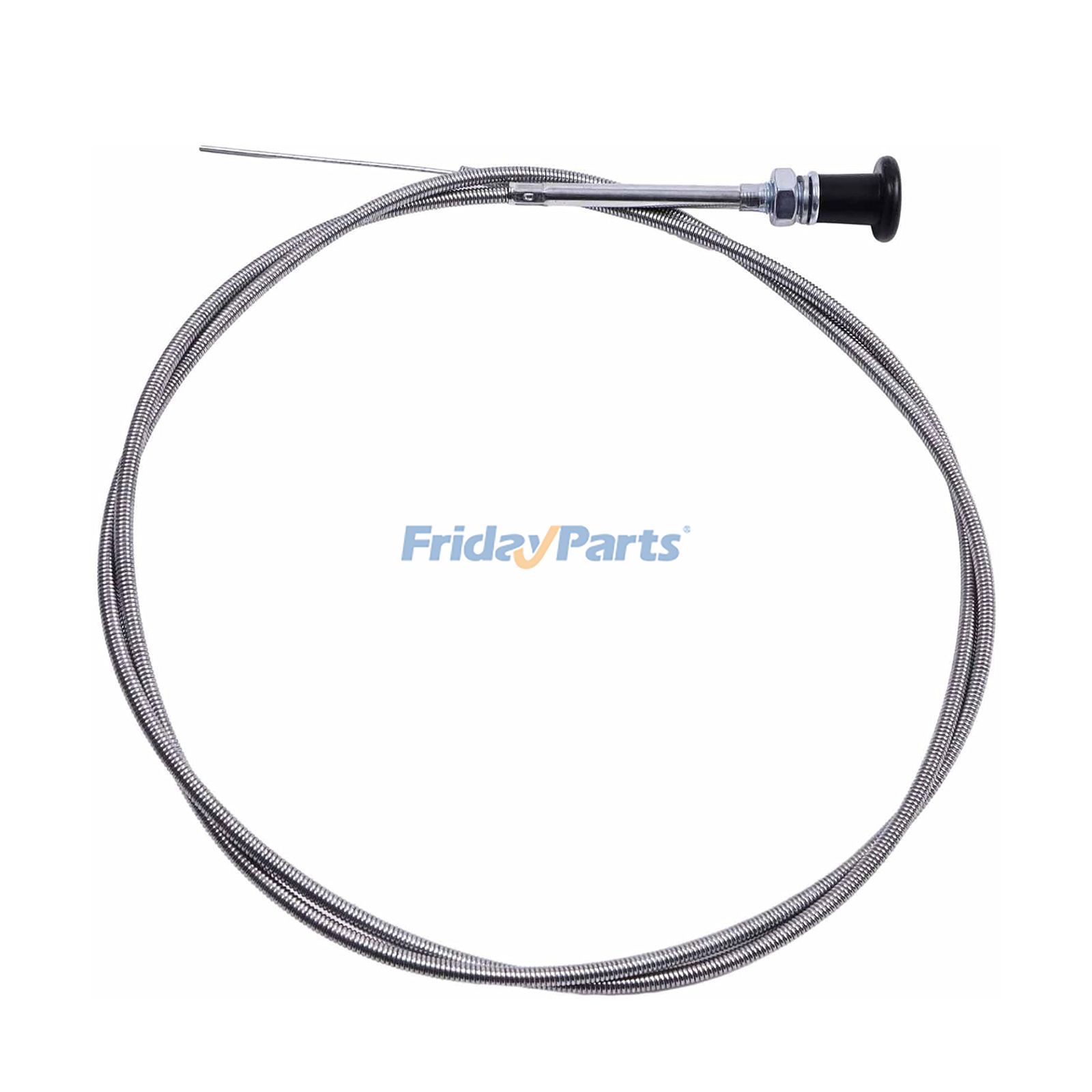 Universal Rotary Push Pull Choke Cable 60" Conduit 36" Travel 2-3/4" Knob