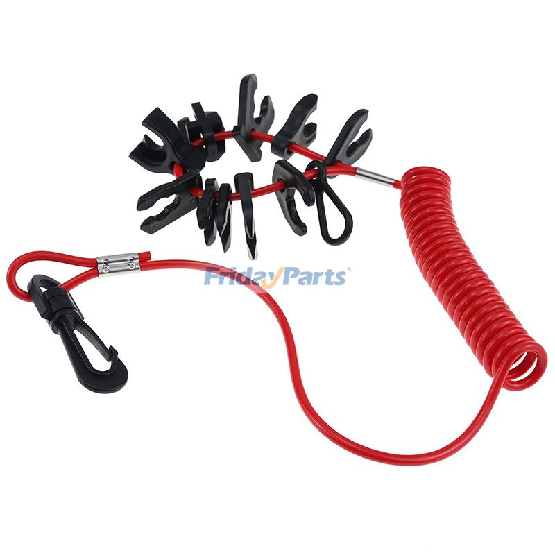 Universeller Sicherheits-Notausschalter mit 11 Schlüsseln und Trageband für Außenbordmotoren von Johnson Evinrude, Yamaha, Honda, Mercury, SuzukiFür Honda,Für Yamaha