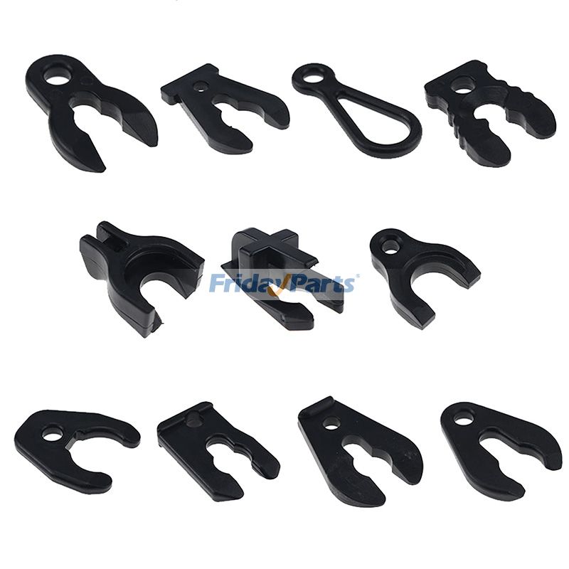 FridayParts Universeller Sicherheits-Notausschalter mit 11 Schlüsseln und Trageband für Außenbordmotoren von Johnson Evinrude, Yamaha, Honda, Mercury, Suzuki