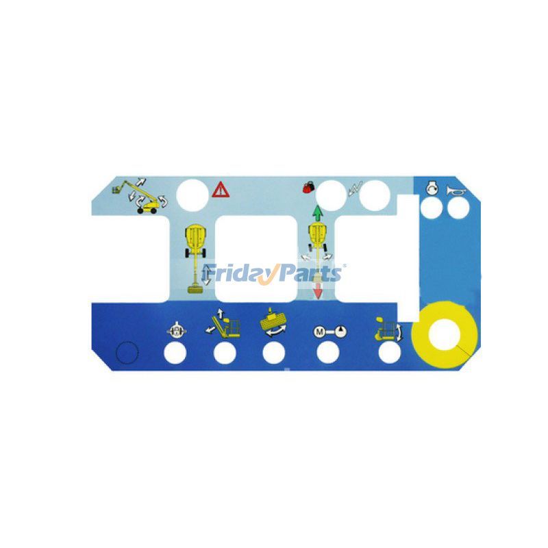 Upper Control Box Decal 307P217570 for Haulotte Boom Lift H21TX HB62 H23TPX HB68J H25TPX HB76J