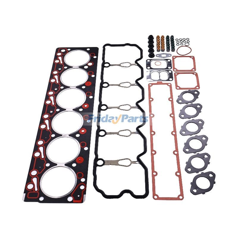 FridayParts Dichtungssatz für oberen Zylinderkopf Cummins 98.5-02 5,9L 24V 6BT