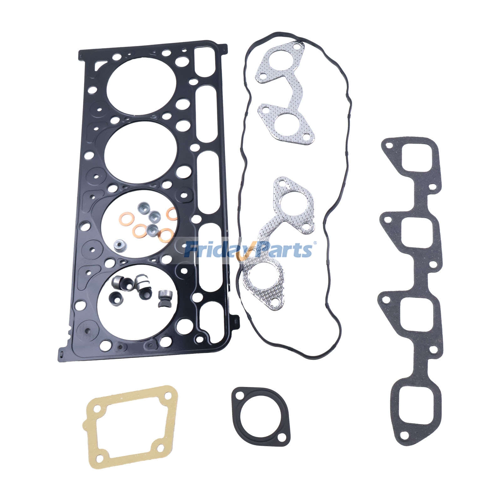 Kit de junta superior 1G788-99353 para escavadeira Kubota Engine V2203 KX121-3S KX161-3S U45-3S U50-5 FridayParts