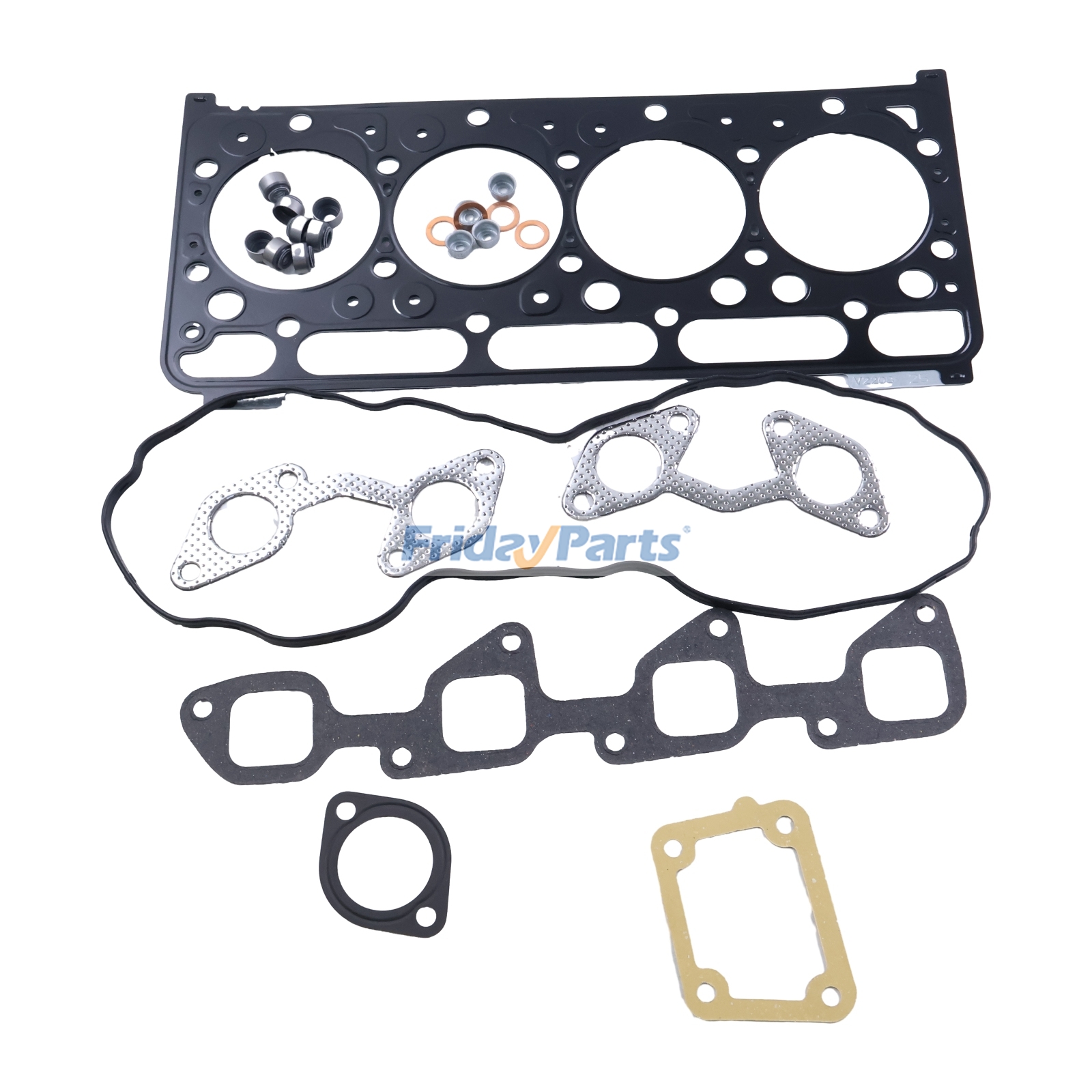 Motor,Escavadora  Para KUBOTA - Kit de junta superior 1G788-99353 para escavadeira Kubota Engine V2203 KX121-3S KX161-3S U45-3S U50-5