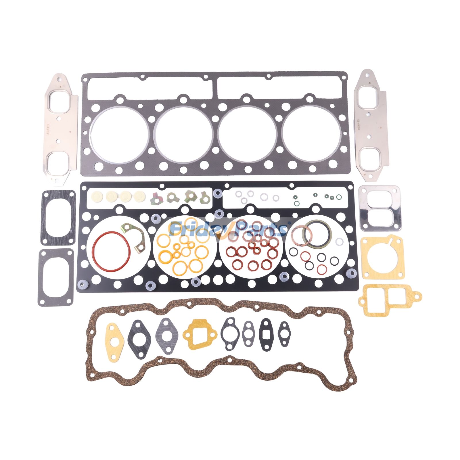Upper Gasket Kit 6V-0600 437-4583 for Caterpillar CAT 3304 Engine 120G 130G 3304 920 930 950 955L D4D D4E