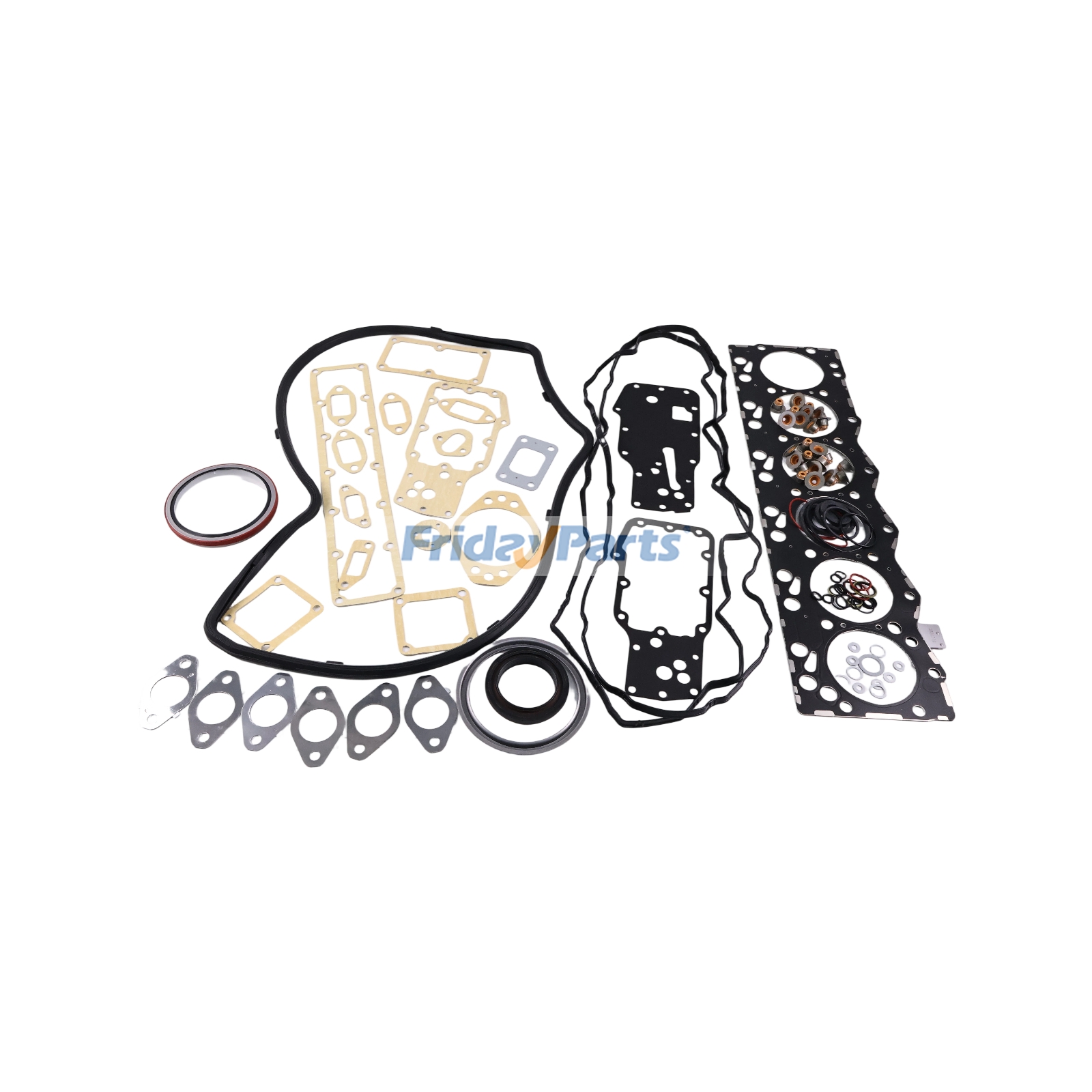 Juego de juntas superiores con junta de culata 4025138 para motor Cummins ISBE ISDE 5.9L de FridayParts