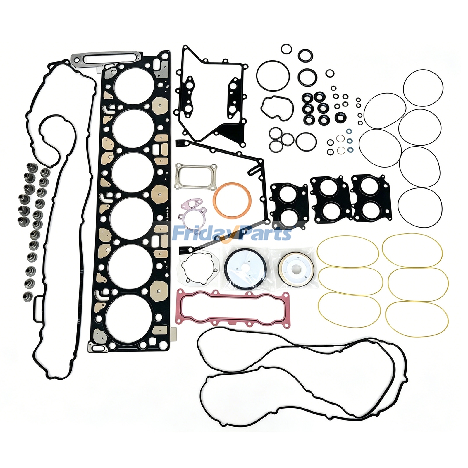 Upper & Lower Gasket Kit 4376140 4376141 for Cummins Engine QSG12 ISG