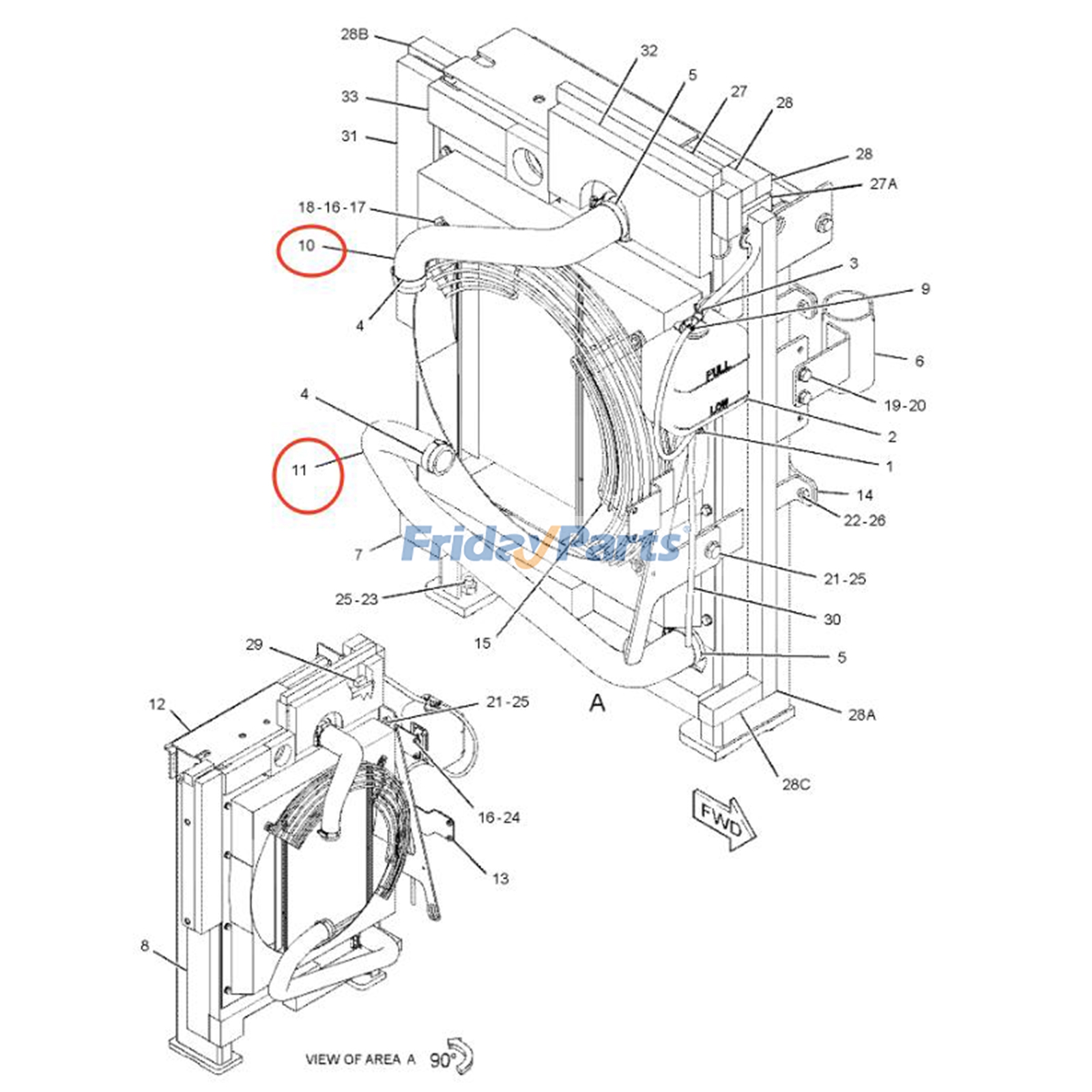 Hose for Engine,Excavator