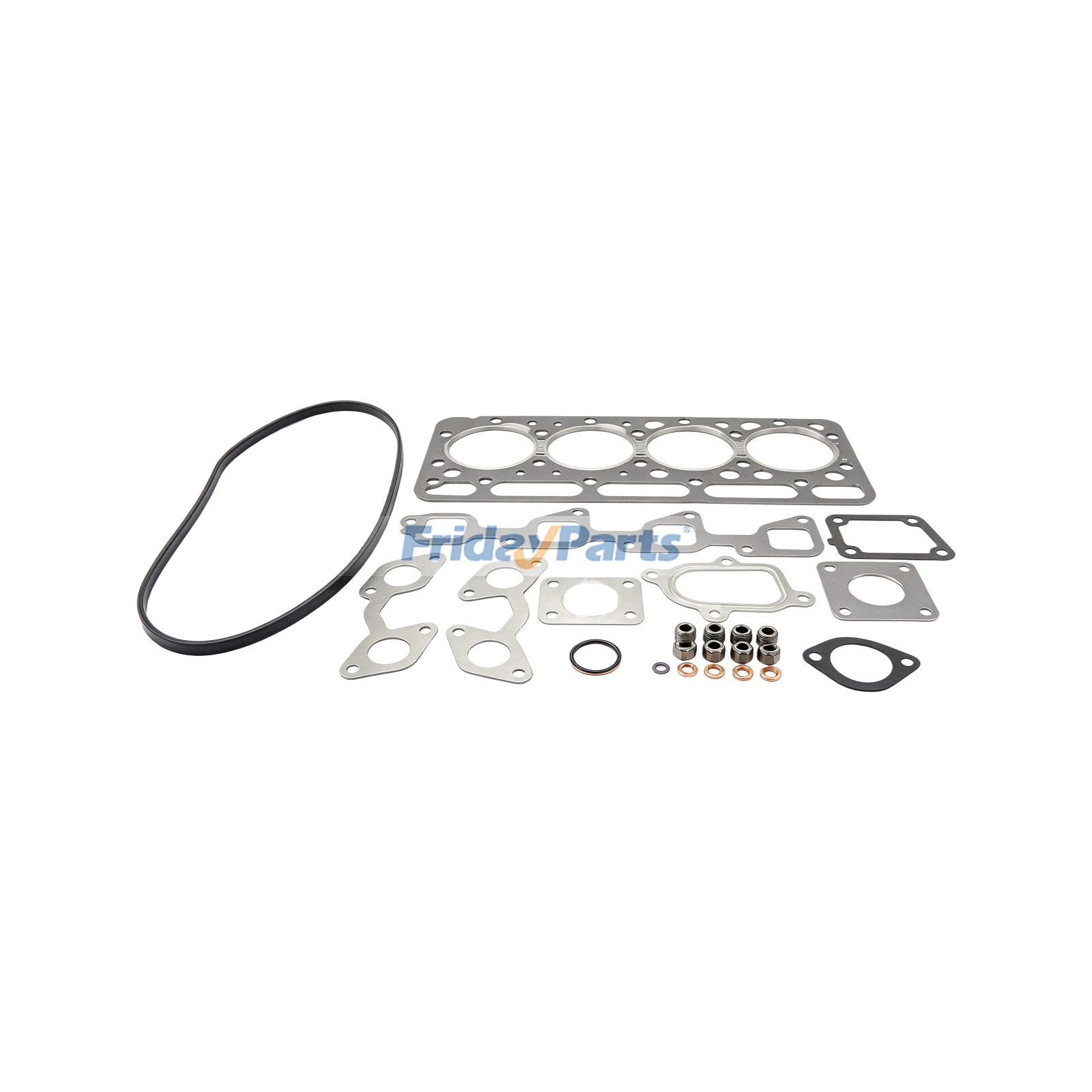 Upper Overhaul Gasket Kit 6676059 for Kubota Engine V2003 Bobcat Loader 773 BL470 BL475 S150 S160 S175 S185 T190