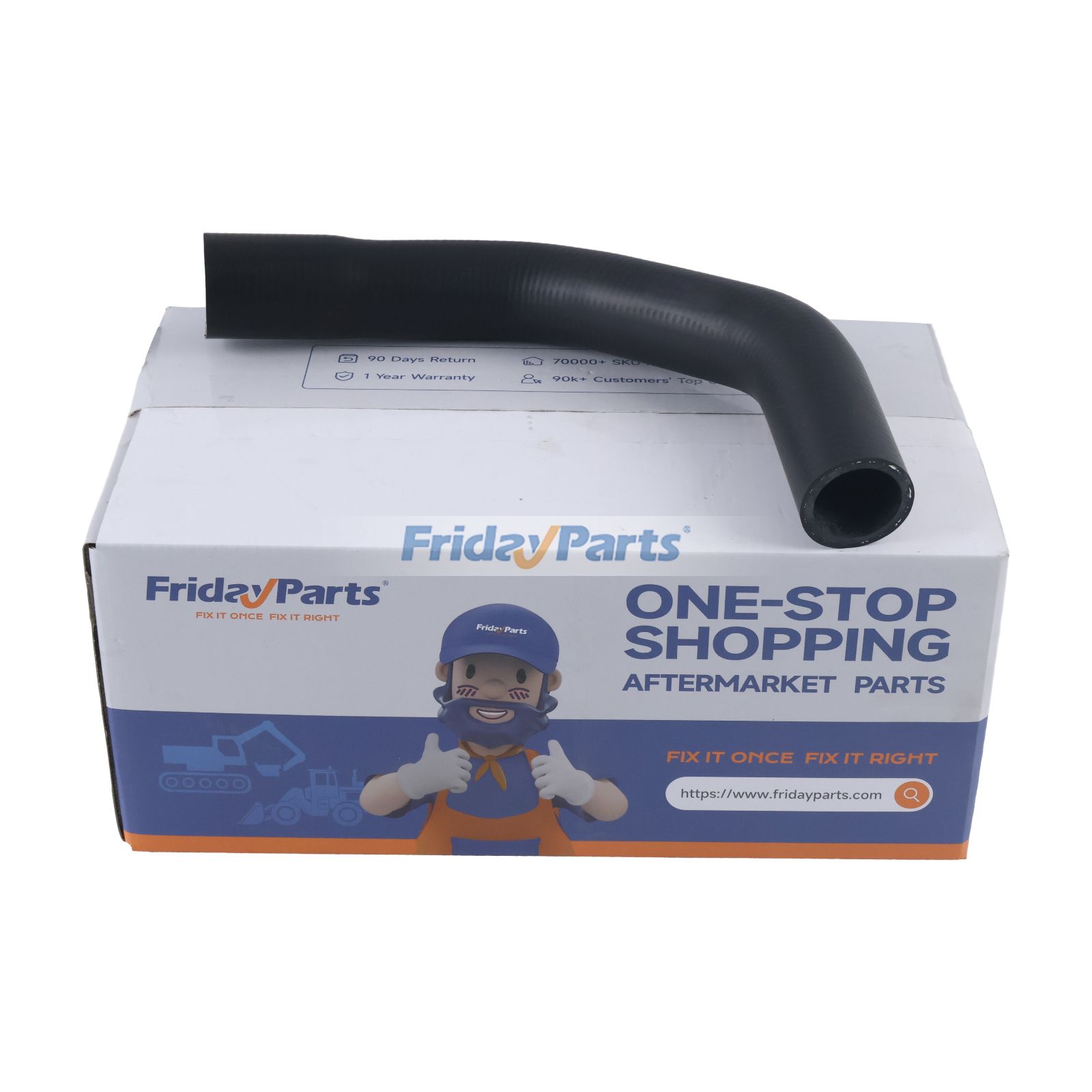 Upper Radiator Hose 3EB-04-32420 for Komatsu Forklift FD10-16 FD15-16 FD15-17 FD18-17 FD20-25-14 FD30H-14