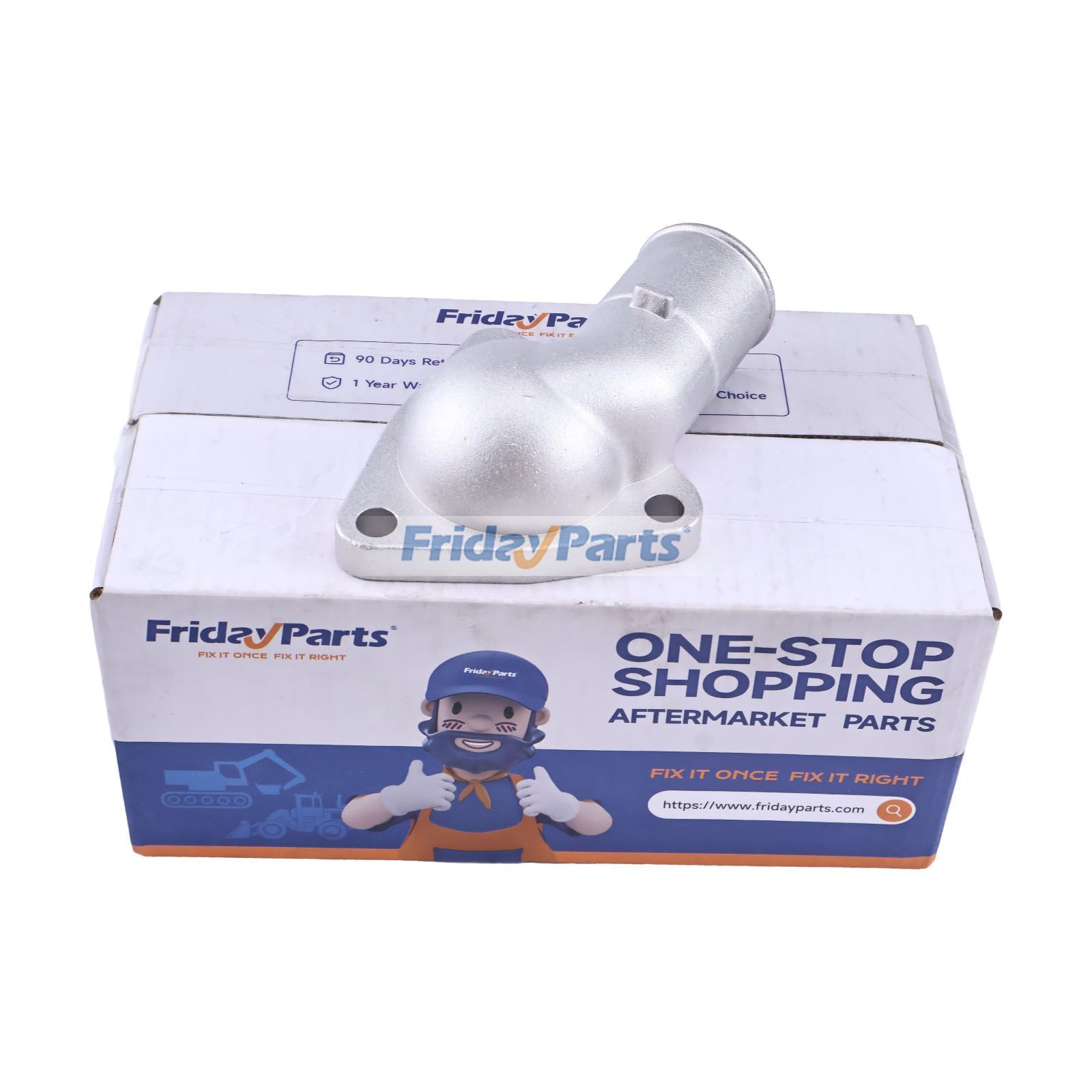 Upper Thermostat Water Outlet Housing 16331-54090 for Toyota Engine 2L 5L 4Runner Chaser Cressida Dyna Hiace Hilux Land Cruiser Mark II ToyoAce