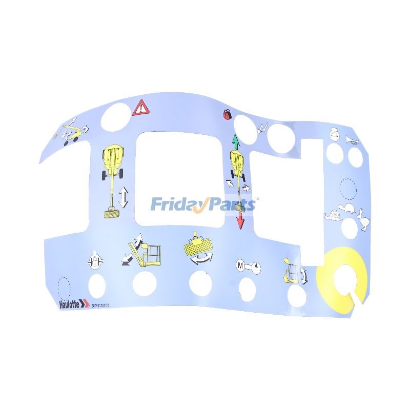 Upper Control Box Decal 307P204060 for Haulotte Boom Lift H14TX H16TPX H21TPX H23TPX H25TPX HB68J HB76J