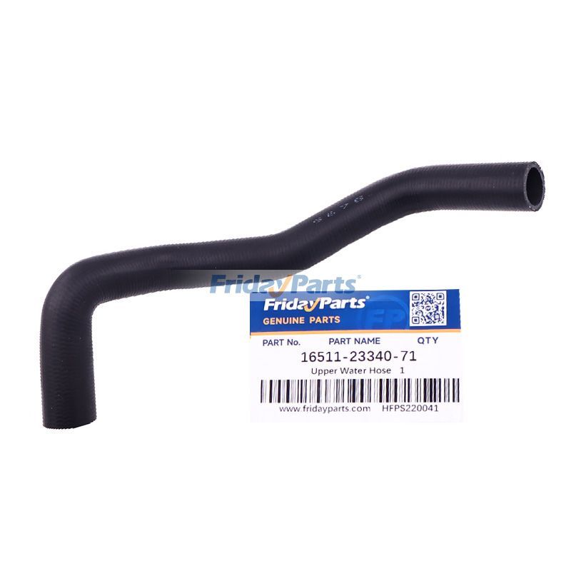 Upper Water Hose 16511-23340-71 for Toyota Engine 4Y