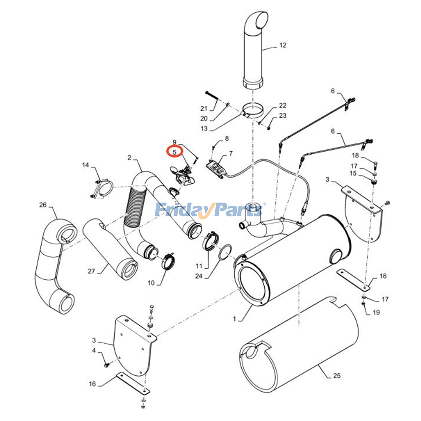 Urea Fluid Injector Dosing Module for Dozer,Harvester,Loader,Telehandler,Tractor