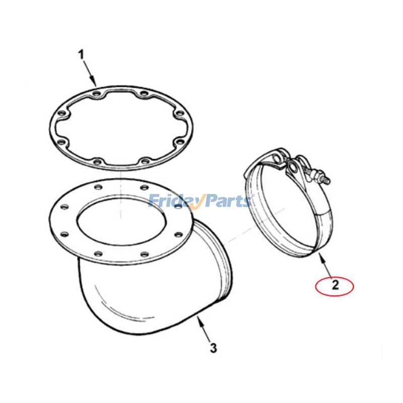 V-Band Clamp for Engine