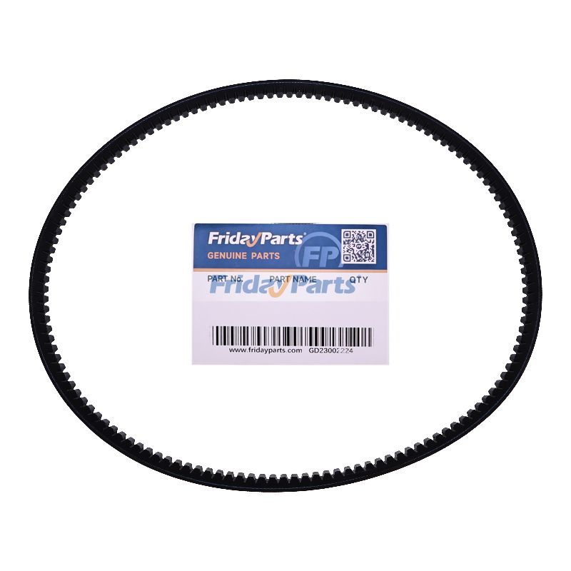 Correa trapezoidal 04121-22262 para motor Komatsu S6D125-1 SA6D125-1 SA6D125E-2 Excavadora PC380LC-6K PC400-5 PC400-6 PC450-6