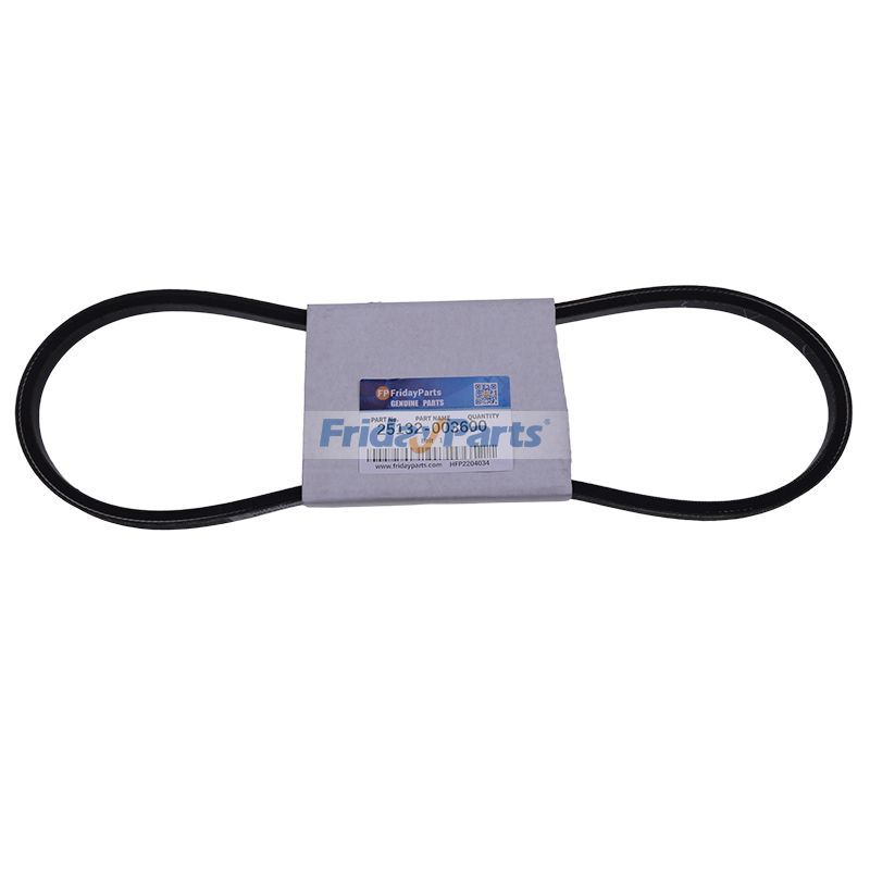 Correa trapezoidal 25132-003600 para motor Yanmar 3TNV76 3TNV76-HGE 3TNV76-GGE 3TNV76-NBK