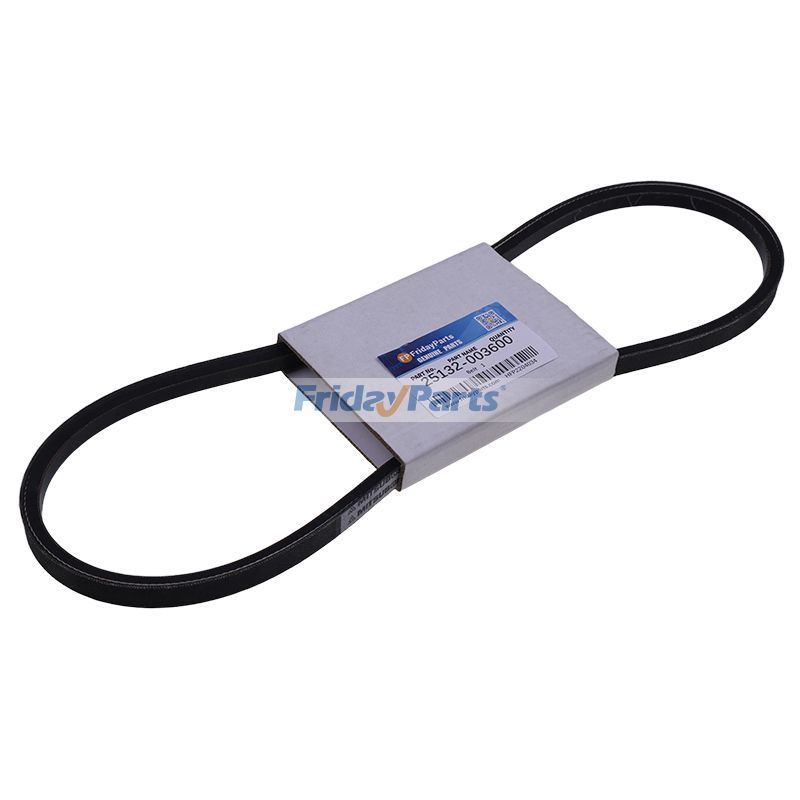 Correa trapezoidal 25132-003600 para motor Yanmar 3TNV76 3TNV76-HGE 3TNV76-GGE 3TNV76-NBK Para YANMAR