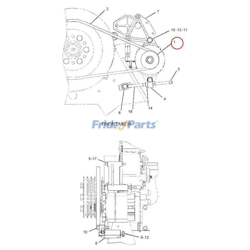 Correa trapezoidal 4N-8216 para motor Caterpillar CAT 3406 3408 3412 3456 C13 C15 C18 Generador XQ570 XQP500 XQ500 XQ400 XQ300 Para CAT