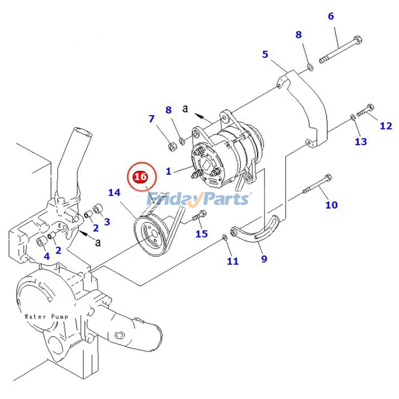 Courroie trapézoïdalepour Moteur,Chargeur