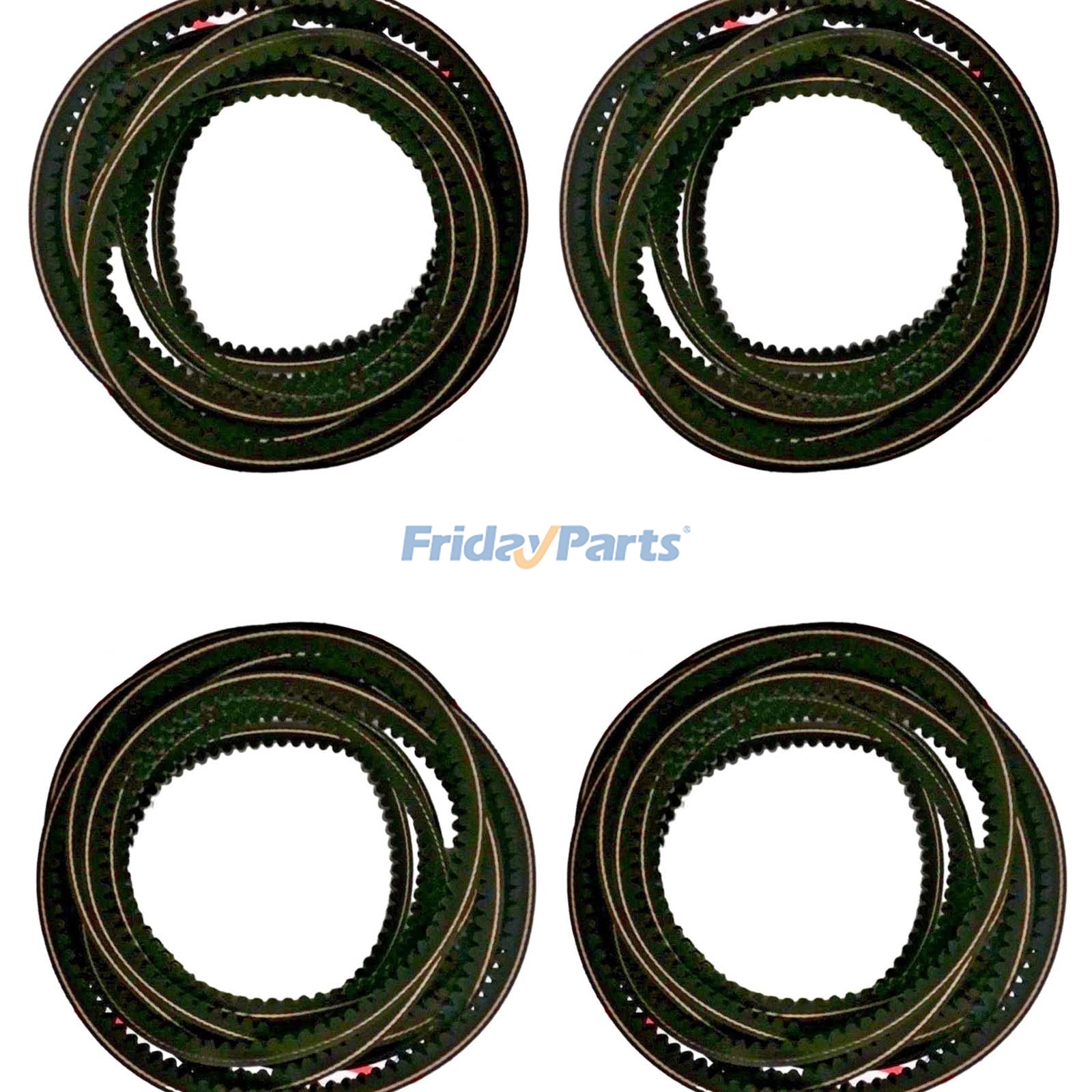 4 Pieces V-Belt 61-8358 61-8359 for Caterpillar CAT Agricultural Industrial Equipment