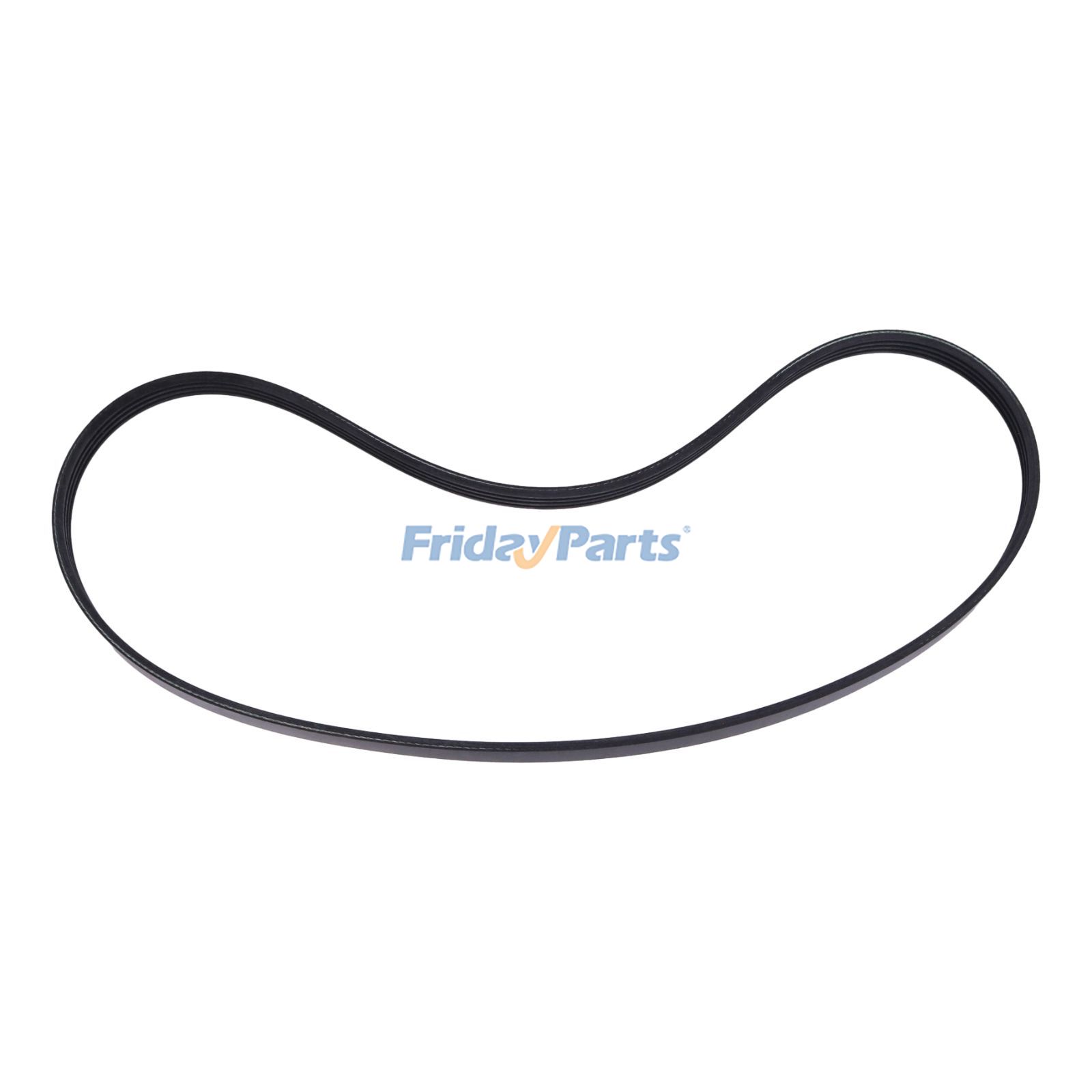 Correa trapezoidal resistente al calor, ozono y a la intemperie para motores Clark Forklift HMC de 2,4 L. Cordón de poliéster EPDM. Reemplaza la pieza original 1244372. Para Clark