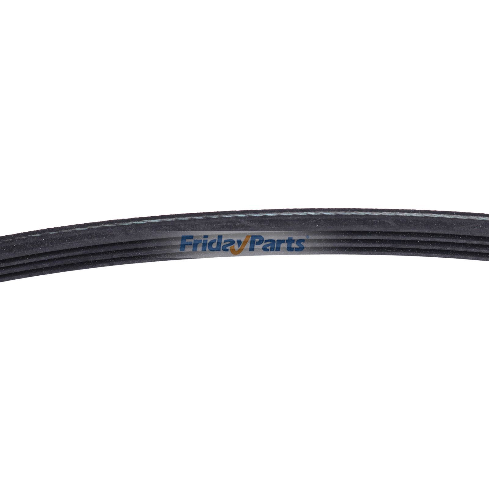 Correa trapezoidal resistente al calor, ozono y a la intemperie para motores Clark Forklift HMC de 2,4 L. Cordón de poliéster EPDM. Reemplaza la pieza original 1244372.