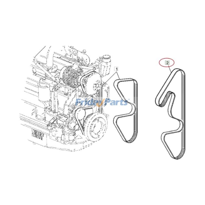 エンジン,トラクター Vベルト