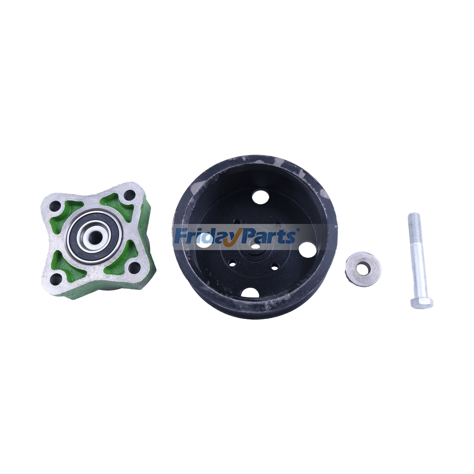 V-Belt Pulley VOE 20800016 for Volvo Engine D6D D7D Backhoe Loader BL60 BL60B BL61 BL61B BL70 BL70B BL71 BL71B PT220