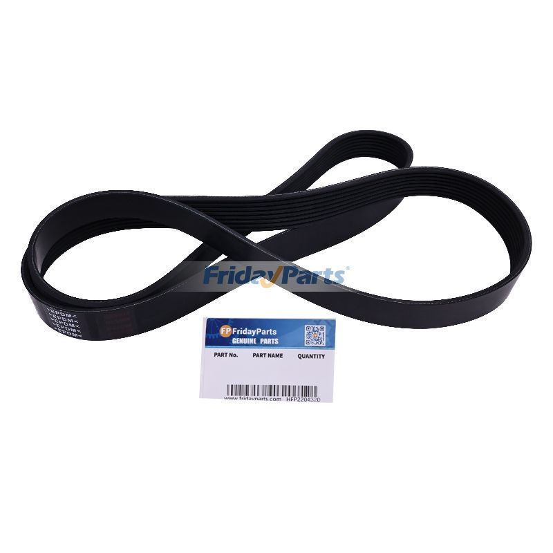 Correa de alternador con nervaduras en V 8PK1688 para camión Freightliner M2-106