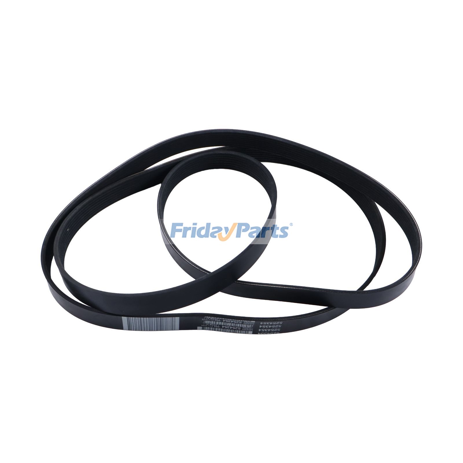 Correa trapezoidal 5254354 8PK2609 para motor Cummins ISF2.8 ISF3.8 QSF2.8 Barredora Broce Serie 350 de FridayParts