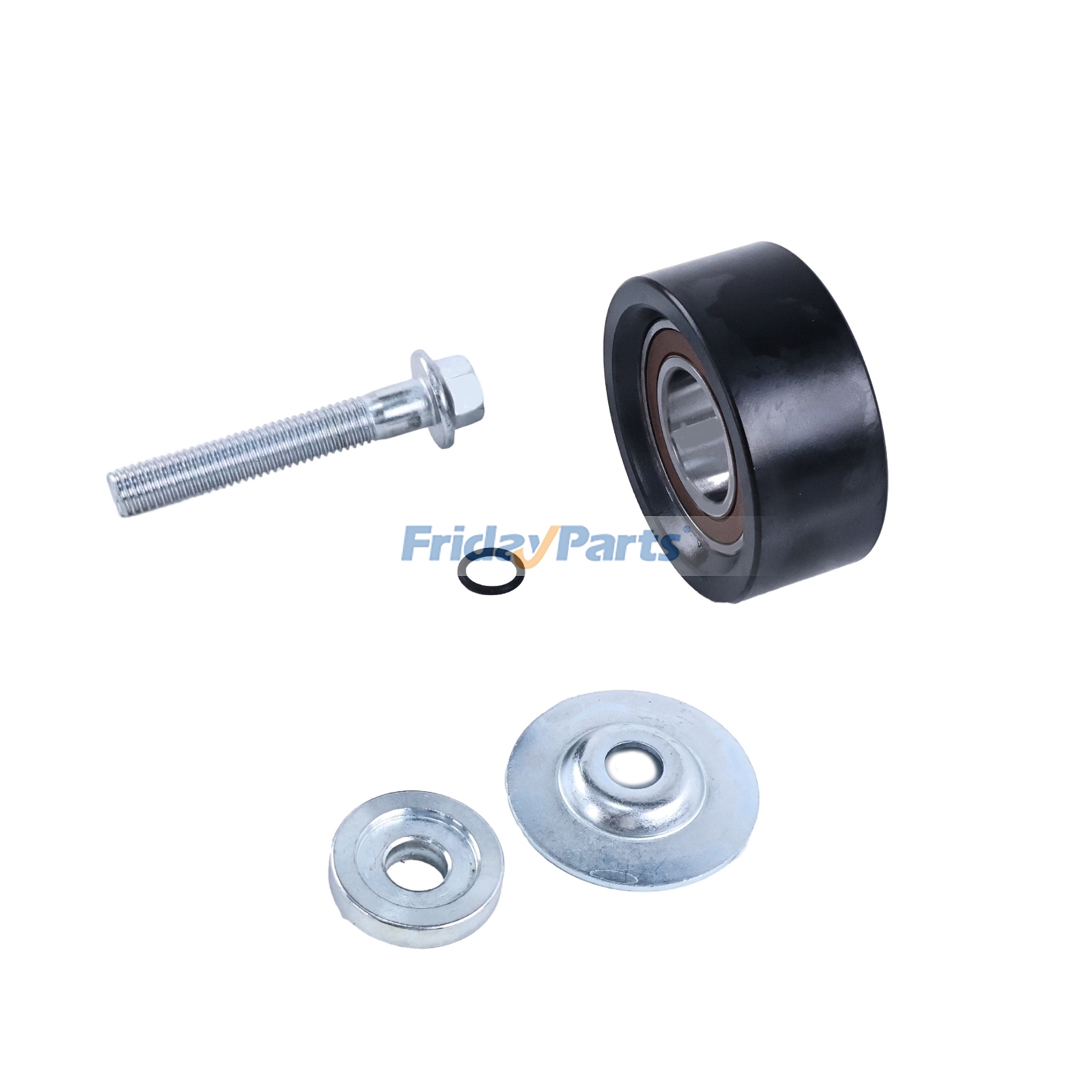 Vehicle V-Ribbed Belt Deflection Guide Pulley