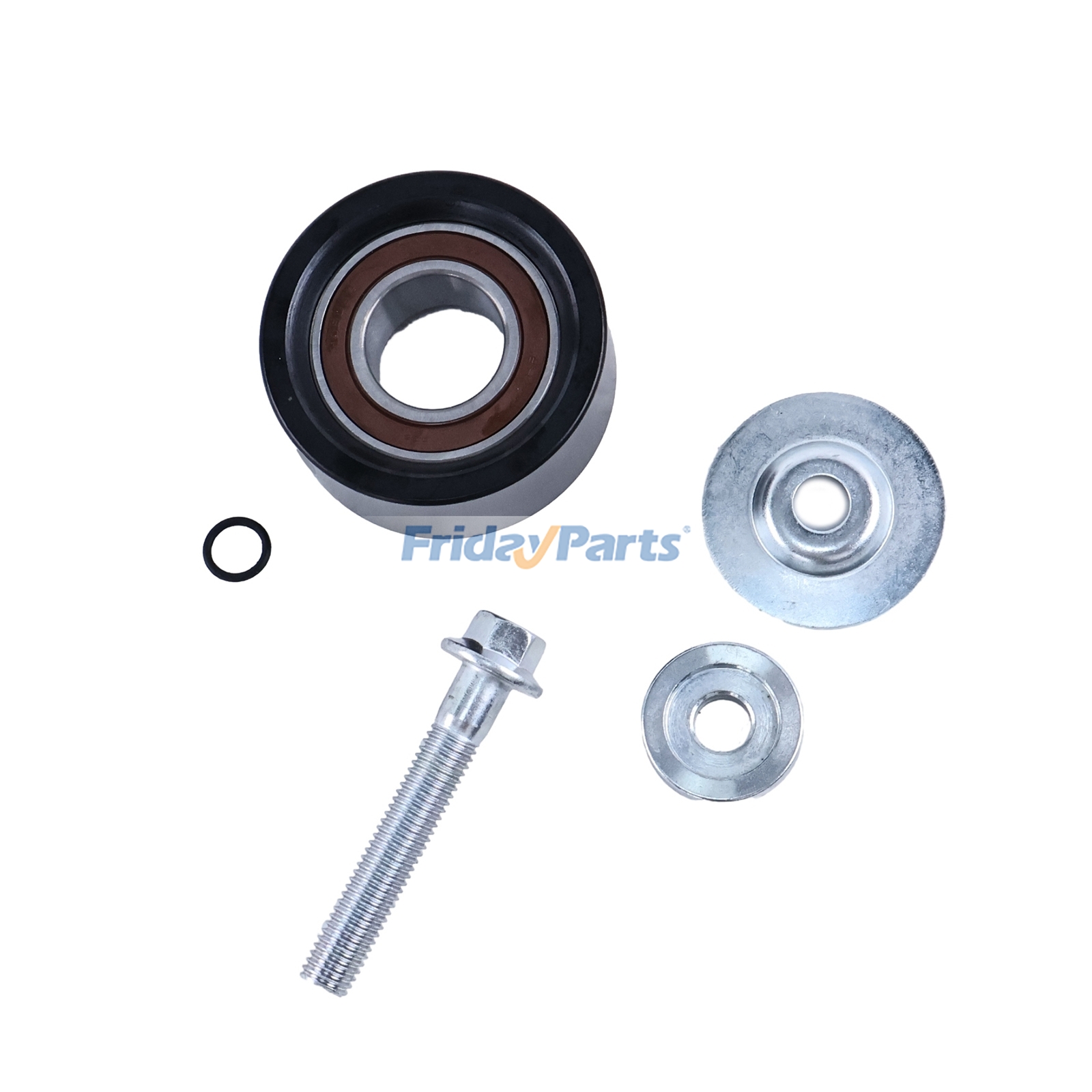 V-Ribbed Belt Deflection Guide Pulley compatible with Vehicle