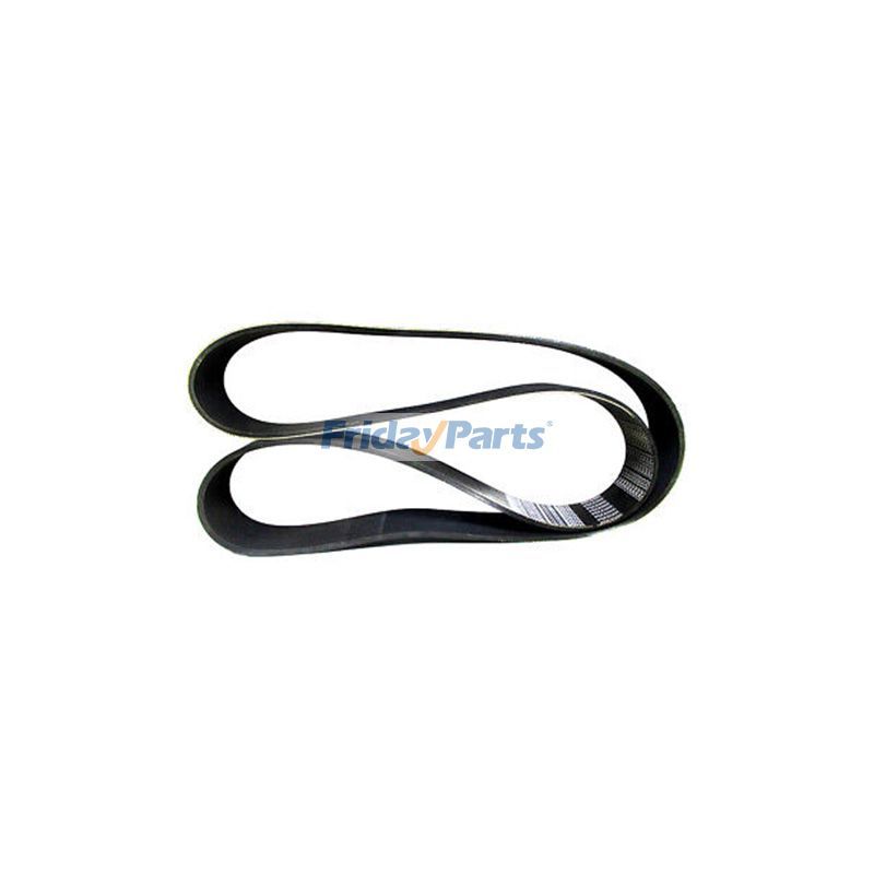 Correa trapezoidal acanalada R135599 para retroexcavadora John Deere 710D, motor 3029, 4045, 6068, 6081, 2,9 l, 4,5 l y 8,1 l