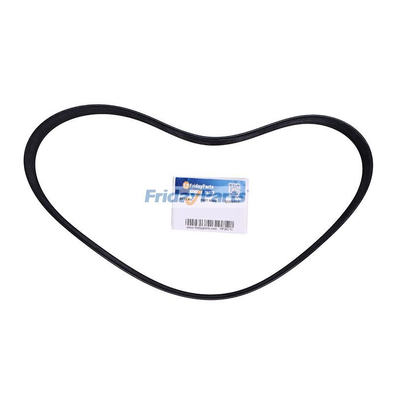 V-Ribbed Belt VOE20412527 for Volvo EC160C EC180C EC210C EC220D EC220E EC235C EC235D EW160C L60G L90H SD115