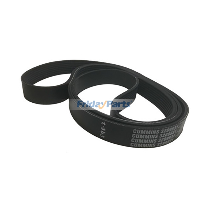 V Ribbed Fan Belt 3632383 for Cummins Engine K50 QSK60