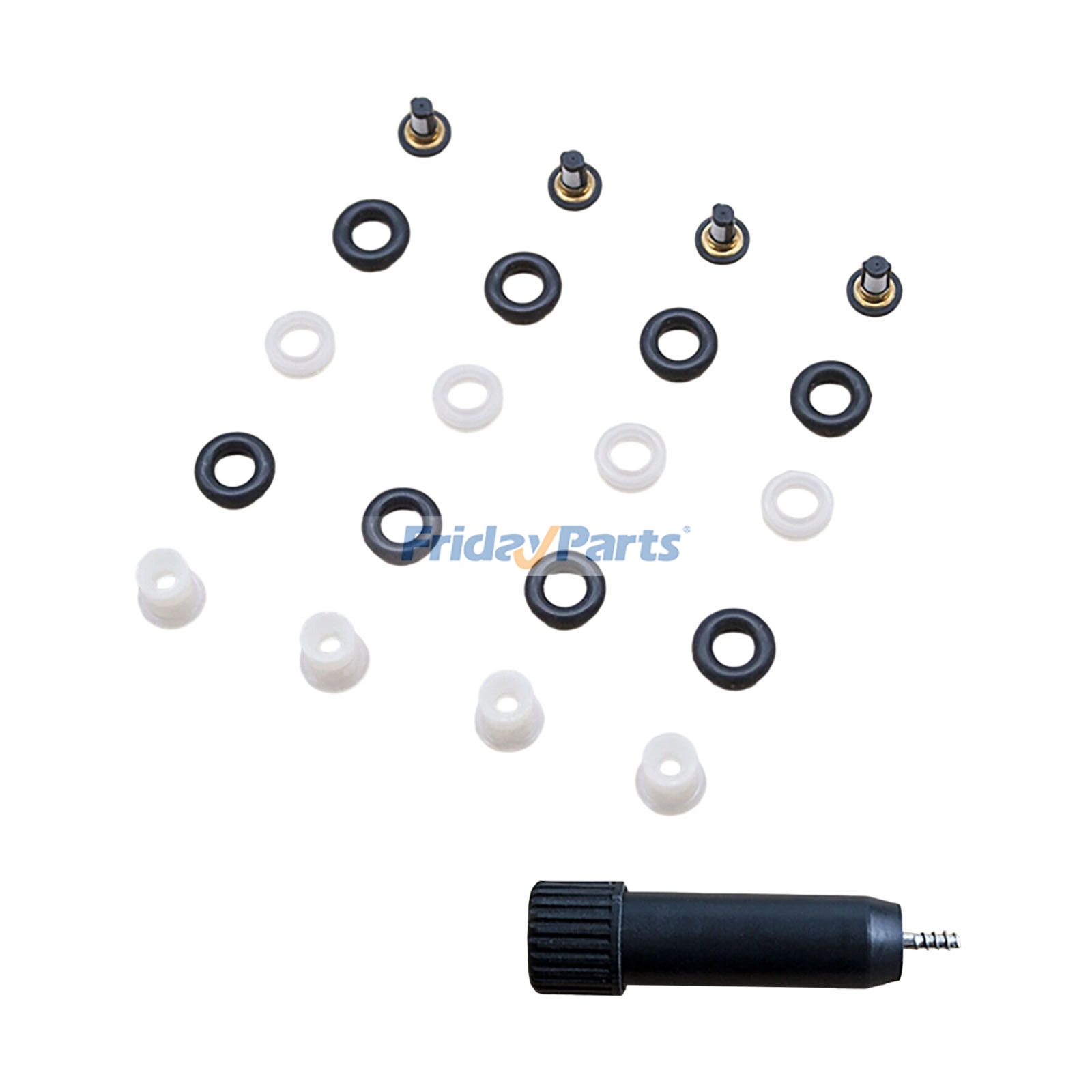 V4 Fuel Injector Repair Seal Kit for Honda Fit Civic 1.8L 1.5L 2006-2014