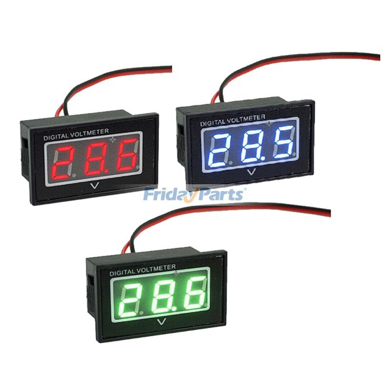 Medidor de batería de 12 V, 2,5-30 V CC, resistente al agua, voltímetro digital automático, LED Para OTRA MARCA