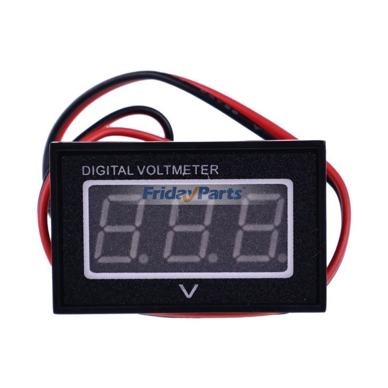 Medidor de batería de 12 V, 2,5-30 V CC, resistente al agua, voltímetro digital automático, LED