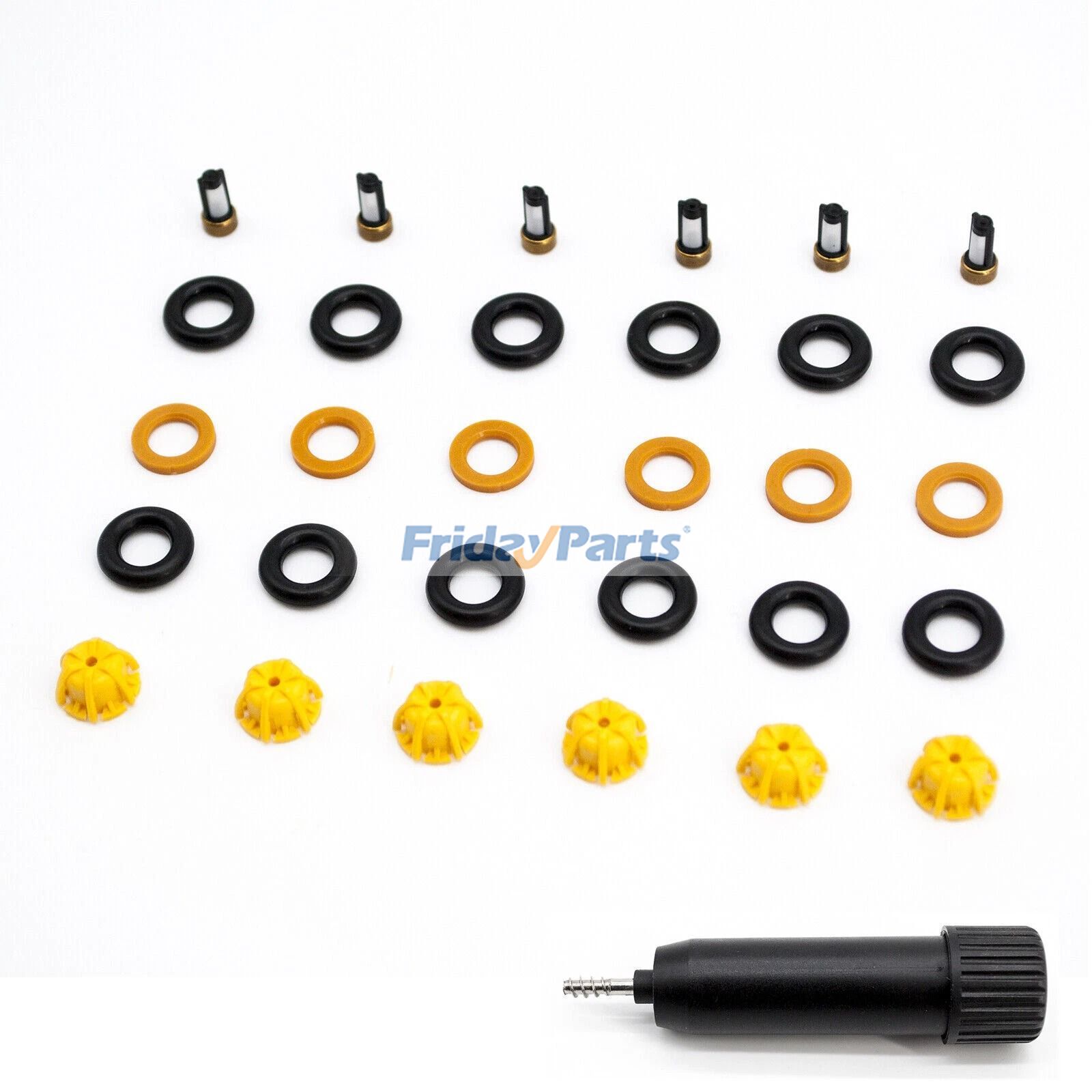 V6 Fuel Injector Repair Seal Kit for BMW 328i 328is 528i M3 Z3