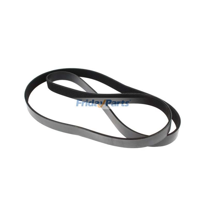 V Ribbed Belt DZ118885 for John Deere Engine 4045 6068 6125 6135 Loader 444K 524K 544K Tractor 5076E 5082E 5090E Dozer 650K