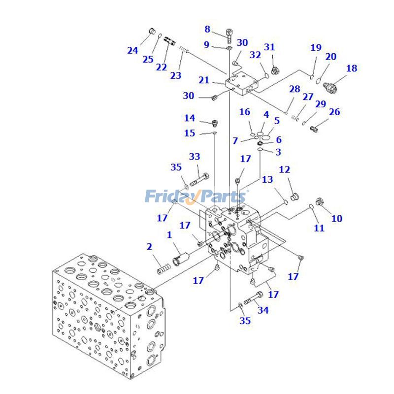 KOMATSU用リリーフバルブ