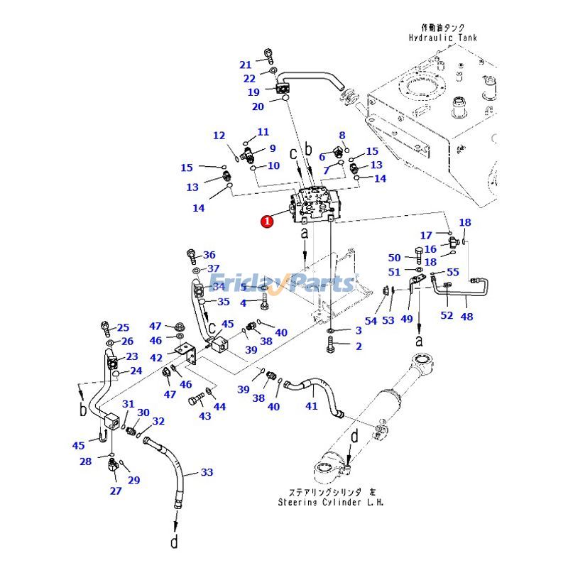 Valve Assembly Articulated Dump for Truck