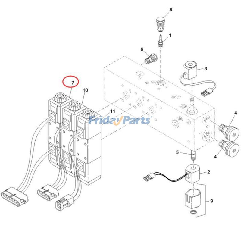 Valve Assembly Cotton Picker Harvester for Harvester