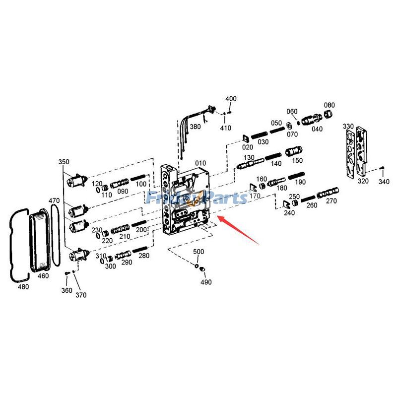 Cuerpo de válvula 4642306152 para caja de cambios ZF 4WG180 4WG200 Para ZF