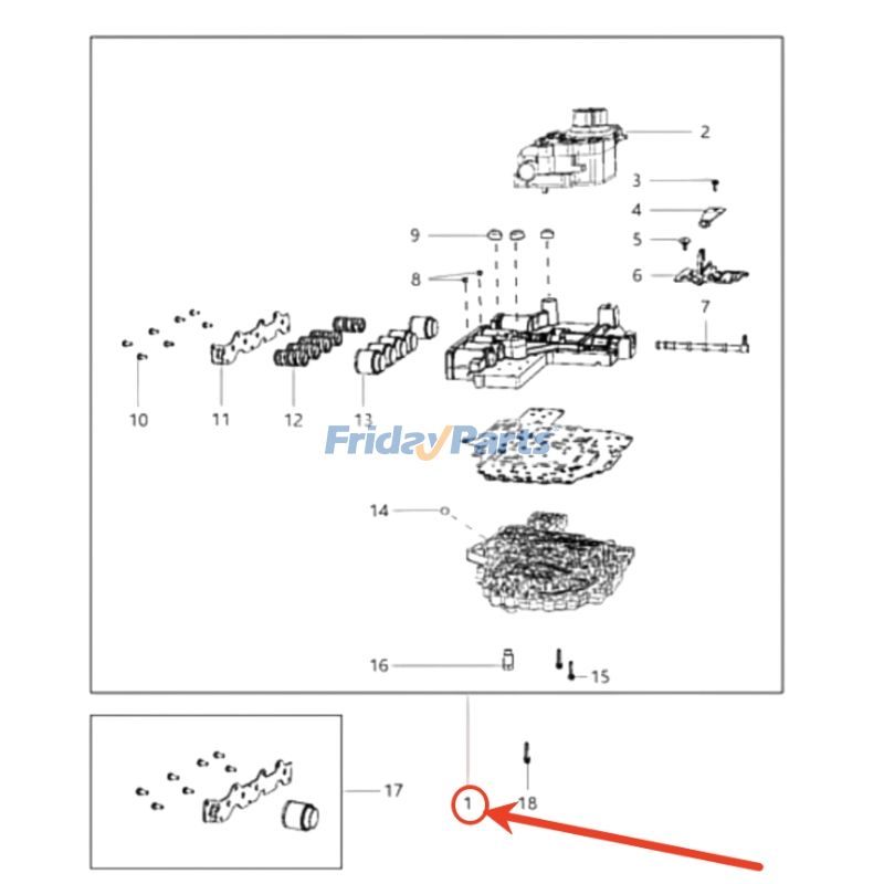 Valve Body with Solenoid for Vehicle