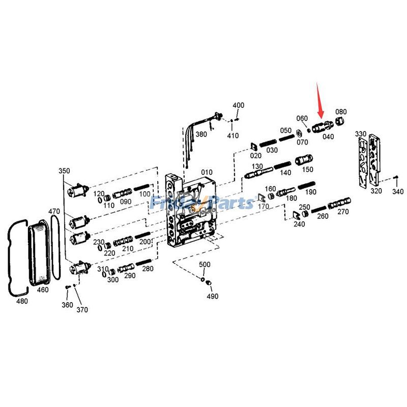 Ventileinsatz 4620306245 für ZF-Getriebe 4WG180 4WG200
