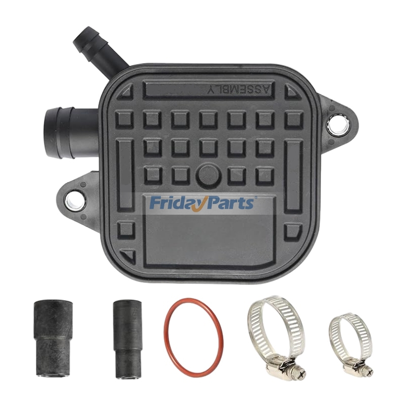 Valve Cover Breather Crankcase with Connector Kit 4935079 5093067AA for Cummins Engine ISB QSL9 Dodge Ram 1500 2500 3500 2003-2009